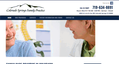 Desktop Screenshot of coloradospringsfamilypractice.org